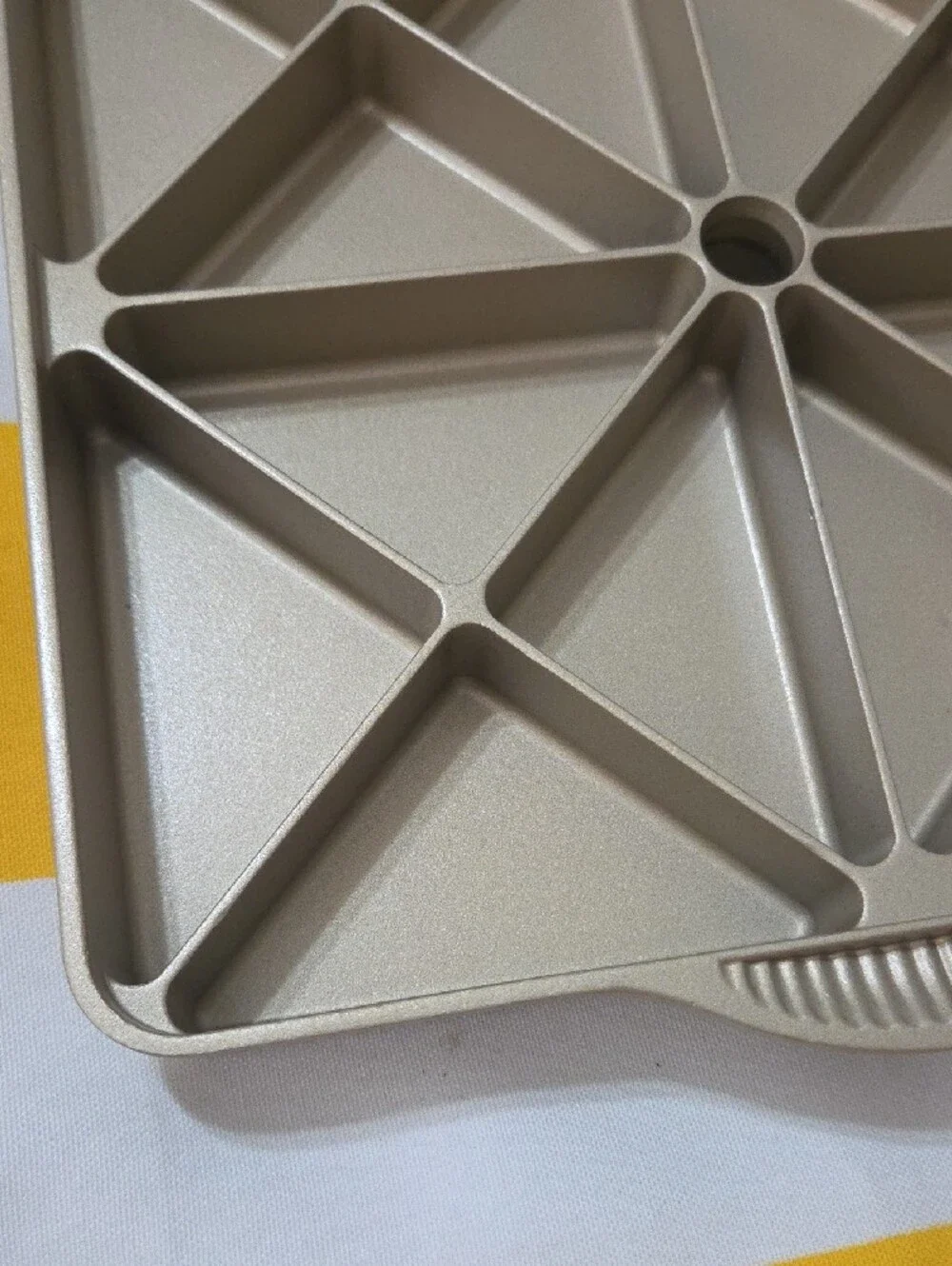 Nordic Ware Gold Nonstick Mini Scone Square Baking Pan